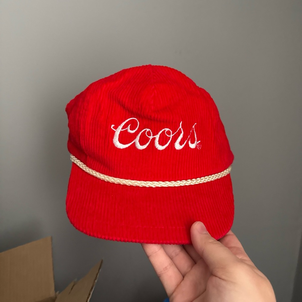 Vintage coors corduroy hat